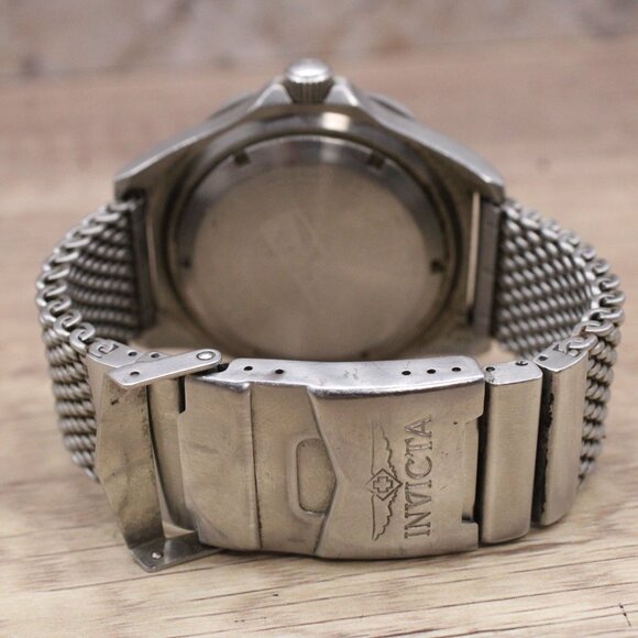 Invicta Watch Pro Diver Mens Silver Tone Stainless Steel Model 6349 1000 FT Date - Picture 8 of 11